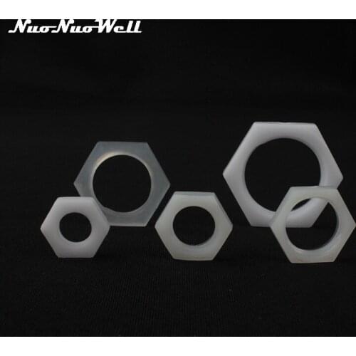 10pcs NuoNuoWell Plastic Hexagon 1/8"~3/4" Thread Nut Connector Adapter Aquarium Air Pump Fish Tank Fittings Nut cap