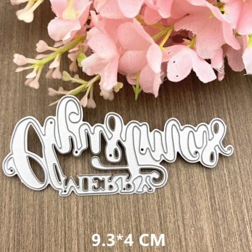 15 Styles) Alphabet Metal Cutting Dies Embossing Mold DIY Scrapbooking Paper Craft Knife Mould Letter Card Blade Punch Stencils