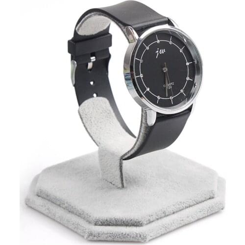 2pcs Grey Watch Display Rack Bracelet Wristwatch Jewelry Stand Accessory