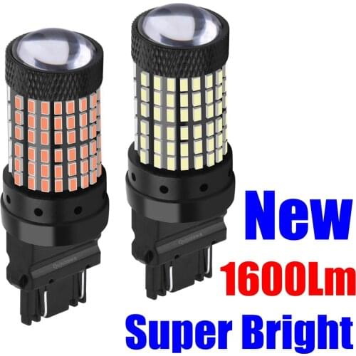 2PCS T25 3157 3156 P27/7W P27W Super Bright 1600lm LED Car Brake Bulb Turn Signal Auto Backup Reverse Lamp Daytime Running Light