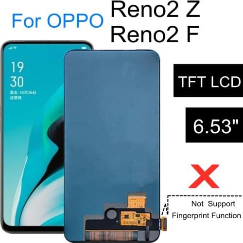6.5" TFT For OPPO Reno2 Z Reno 2Z 2 Z CPH1945 PCKM70 / Reno2 F CPH1989 LCD Display Touch Screen Digitizer Assembly Replacement