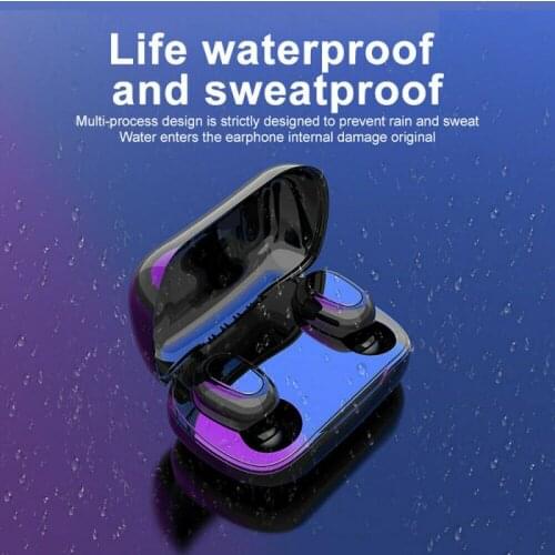 Wireless Headphones Bluetooth V5.0 TWS Bluetooth Earphones Sport Earbuds Works For Android Phone Headsets With Microphone L21-2
