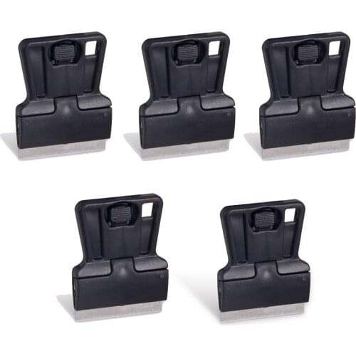 EHDIS 5pcs Window Tint Film Razor Scraper Glass Ceramic Oven Glue Cleaning Squeegee Vinyl Wrap Car Decals Sticker Remover Tools