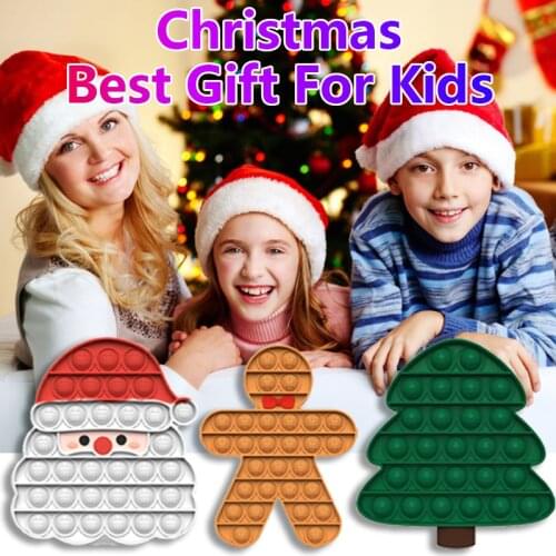 Push Pop It Fidget Toy Cute Pattern Crisp Sound Special Needs Anxiety Relief Children Toys Stress Ball