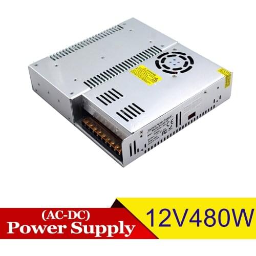 Power Supply 12V 13.8V 18V 24V 28V 30V 36V 42V 48V 60V 480W Transformers 220V 110V AC-DC SMPS For CCTV Lamp CNC Router Monitor
