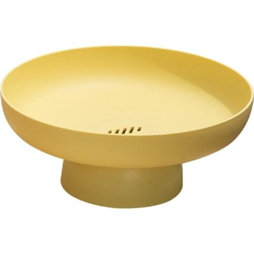 Solid Drain Storage Basket nordic fruit bowl decorative Filter Basket Washing Dish Basket Dishes Bowl Breakfast living room Tray