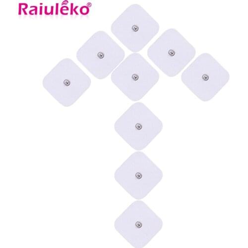 100pcs 3.5mm Plug Reusable Muscle Stimulator Self Adhesive Electrode Pads EMS Electrical Tens Acupuncture Physiotherapy Massage