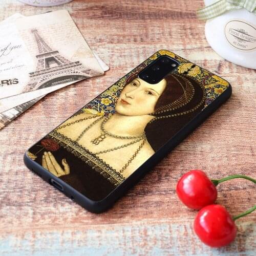 For Samsung Galaxy Anne Boleyn, Queen of England soft TPU border Samsung Galaxy Case