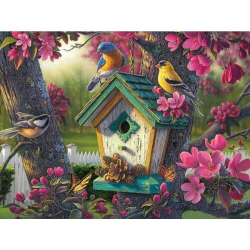 5D Diamond Painting Animal Parrot Bird Cross Stitch Full Diamond Embroidery Set Rhinestone Mosaic picture Home decor Gift