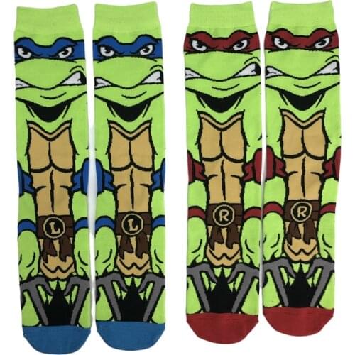 Cartoon Leg Socks Fashion Cotton Socks Street Sports Skateboard Socks Personality Hip-hop Style High Top Socks