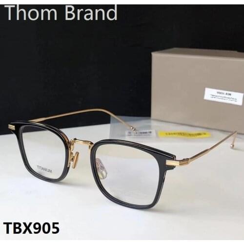 2021 High Quality Brand Designer Rectangle Pure Titanium Acetate Glasses Frame for Men Women Optical Eyeglasses Oculos de Grau