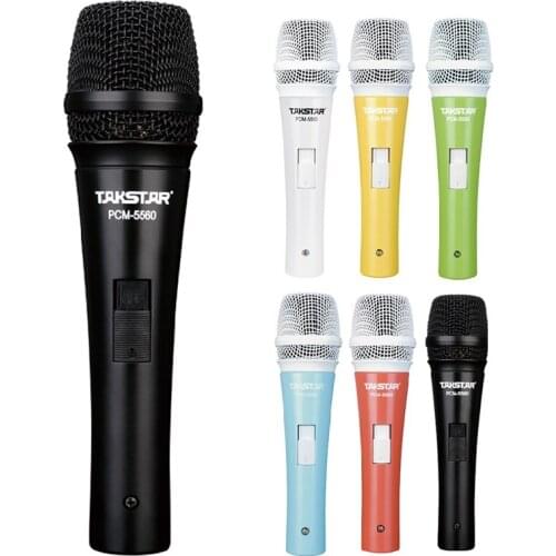 Original Takstar PCM-5560/ PCM5560 Condenser microphone computer K song microphone KTV Microphone come with Triangle Bracket