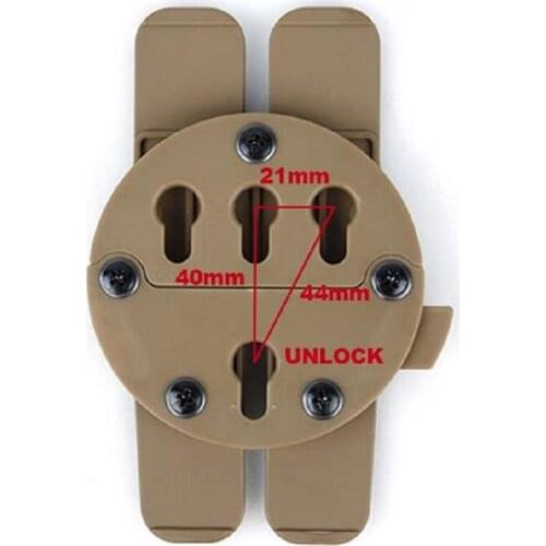 Mounting system dedicated Fixed Plug Plate Toughened Nylon Material-TMC2853