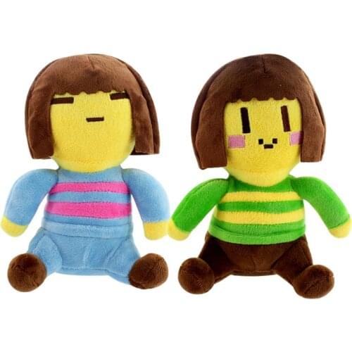 20cm 2 style Undertale Frisk Chara Plush Doll Toy For Kids gift