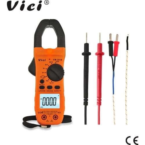 Portable Digital Clamp Meter ViCi Multimeter AC/DC Volt Current Voltage Ohm NCV Temperature Tester Resistance Ammeter CM-2016