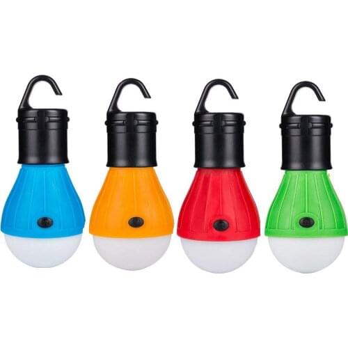Portable LED Lamp Bulb Camping Light Emergency Light with Hanging Hook Tent Light Camping Lantern Waterproof Flashlight Torch