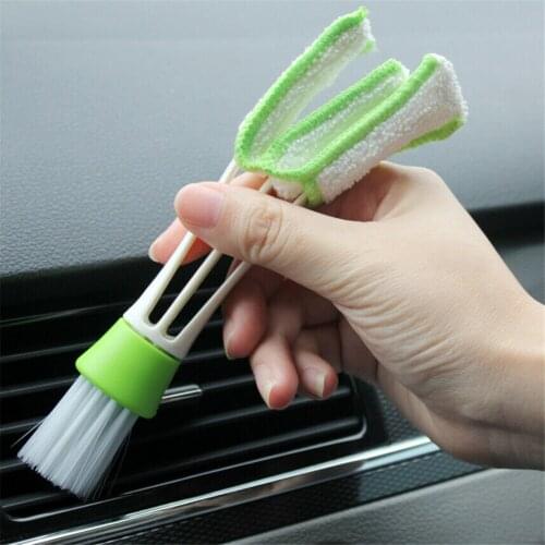 Vehicle Car Brush Cleaning Accessories Auto Air Conditioner Vent Cleaner Plastic
