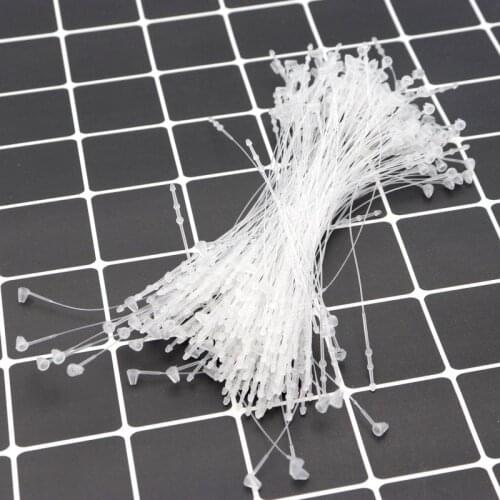 500pc 3 Size High Quality Plastic Snap Lock Pins Security Loop Price Tag Fasteners Hanging String For Jewelry Watch Cloth Store