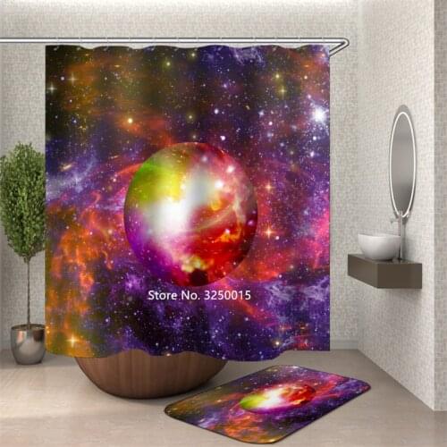 Nordic Style Modern Simple Small Fresh Style Shower Curtain Waterproof and Mildewproof Children Animal Bathtub Decoration