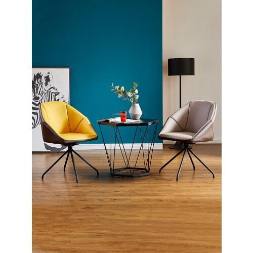 Nordic Dining Chair Modern Minimalist Soft Backrest Chair Office Negotiation Hotel Light Luxury Computer Chair