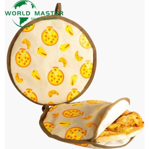 World Master Kitchen Burrito Taco Heat Resistant Insulated Bag Keep Warm Food Tortilla Warmer Pouch Microwavable Use Restaurant
