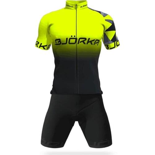 2021 BJORKA shorts sleeves tracksuit skinsuit summer set cycling roadbike jumpsuit Mtb ropa ciclismo bicycle mujer race clothes