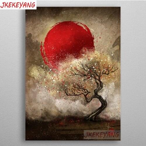 5D DIY square/round Diamond painting Cherry blossoms Cross Stitch Diamond Embroidery Pattern Rhinestone J2425