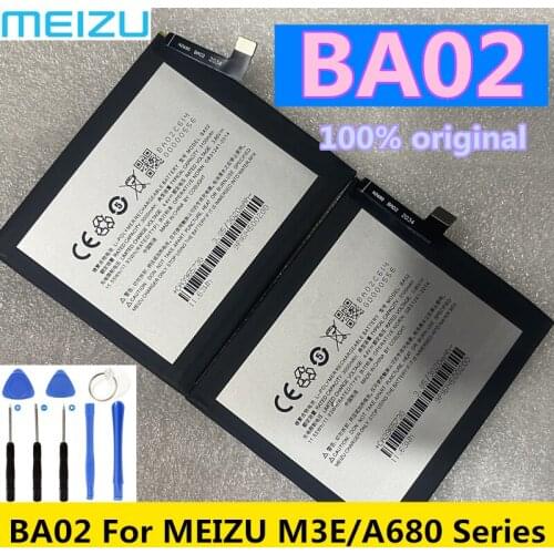 100% Original High Quality BA02 Battery For Meizu M3E A680Q 3100mAh