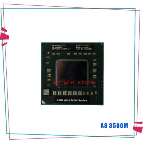 AMD A8-Series A8-3500M A8 3500M 1.5 GHz Quad-Core Quad-Thread CPU Processor AM3500DDX43GX Socket FS1