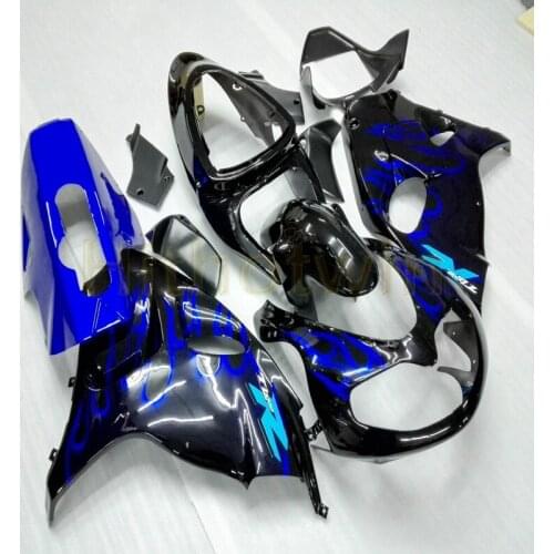 Custom motorcycle Fairings for TL1000R 1998 1999 2000 2001 2002 2003 TL 1000 1998-2003+5Gifts+blue flames