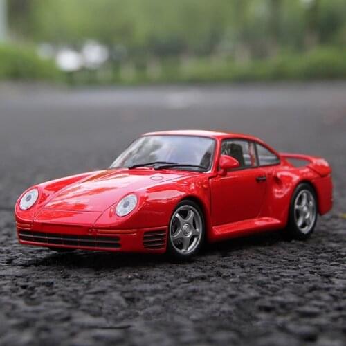 Welly 1:24 Porsche 959 Roadster alloy car model Diecasts & Toy Vehicles Collect gifts Non-remote control type transport toy