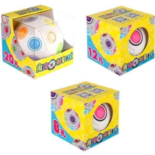 MoYu Magic Rainbow Ball Cubo Magico Speed For Kids Toys Adults Professional Magic Cube Mini Puzzles Educational Children Gift