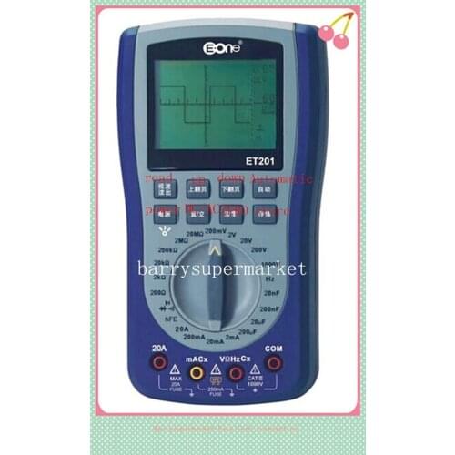 EONE ET201 Oscilloscope Multimeter 2-IN-1 Most Versatile Intelligent Handheld Storage Scope Meter Scopemeter English Manual