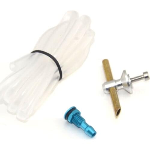 RC Boat Water Cooling Set Inlet + Outlet Mouth/Nipple/Nozzle 3x5mm Transparent Silicone Pipe L1m for Motor/ESC