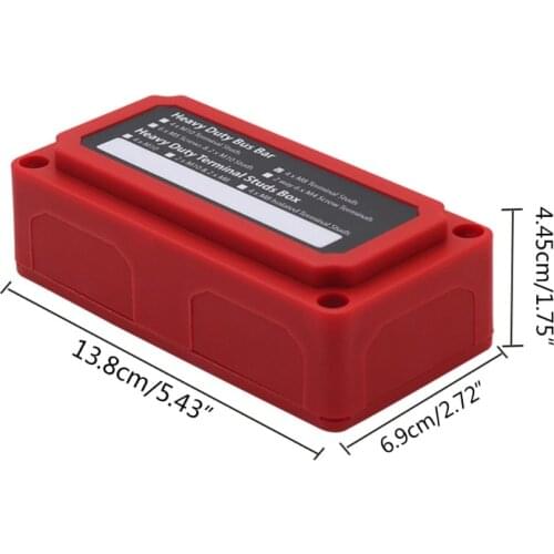 Bus Bar Box Board 300A High Current Busbar Automobiles Maximum Connection Amplifier Power Case Car Accessories