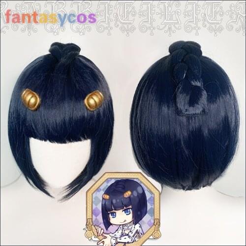 Bruno Bucciarati Anime JoJos Bizarre Adventure Wig Cosplay Heat Resistant Synthetic Hair Wig + Free Wig Cap