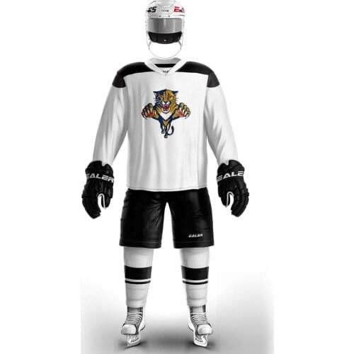 Cool Hockey Free Shipping Vintage Ice Hockey Training Jerseys Print Panthers Logo Spot Cheap high quality H6100-10