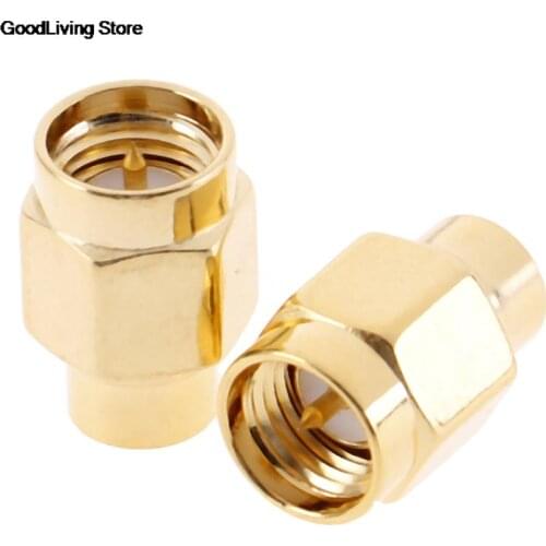 2W 6GHz 50Ohm SMA Male RF Coaxial Termination Dummy Load Gold Plated Cap Connectors Accessories RF SMA Connector Adapter