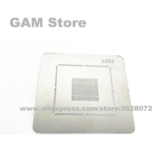 A9 CPU BGA Stencil For iPhone 6S 6SPlus Top Layer Reballing IC Chip Pins Soldering BGA Direct Heating Template A453