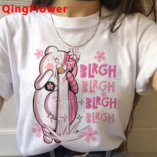 Ouma Kokichi Danganronpa Mikan Tsumiki Danganronpa V3 t shirt female plus size casual japanese grunge vintage t-shirt aesthetic