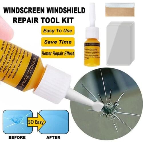 1 set Car Windshield Blade Fluid Glass Repair Auto Glass Nano Repair Liquid DIY Window Repair Tool From Scratch Crack Reduction