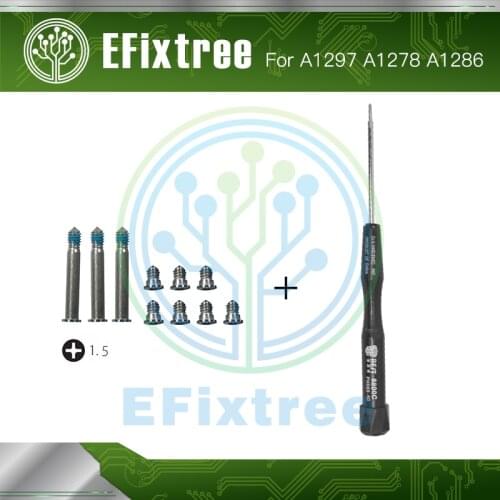 100% New and Original Bottom Case Screws + screw driver Set for Apple MacBook Pro A1278 A1286 A1297