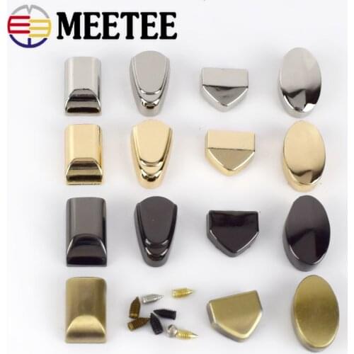 30pcs Metal Zippers Pull Tail Lock Clip Buckles Zipper Cord Stop Plug Head Screw DIY Bags Leather Hardware Accessories Crafts