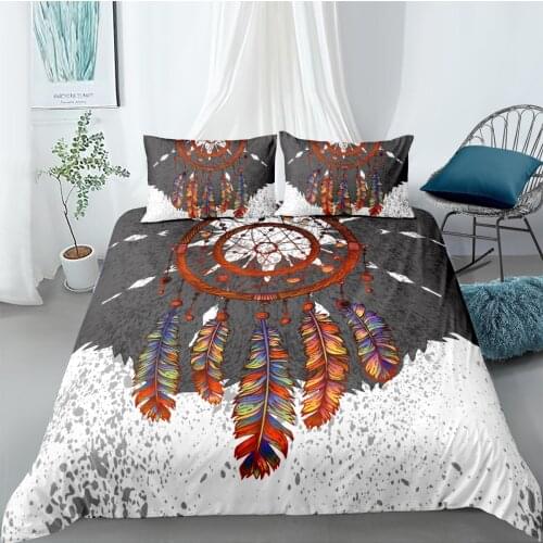 3D Duvet Cover Sets Bedding Set Comforter Covers Pillow Covers Full Twin Single Double Size Feather Ornament Custom Bedding sets