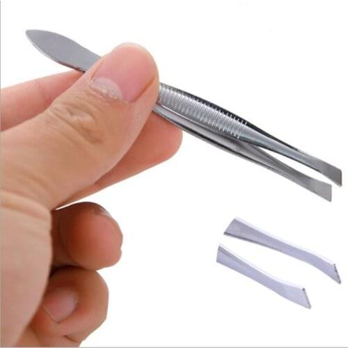 5PC Professional Eyebrow Tweezer Stainless Steel Eyebrow Hair Removal Tweezer Makeup Tools