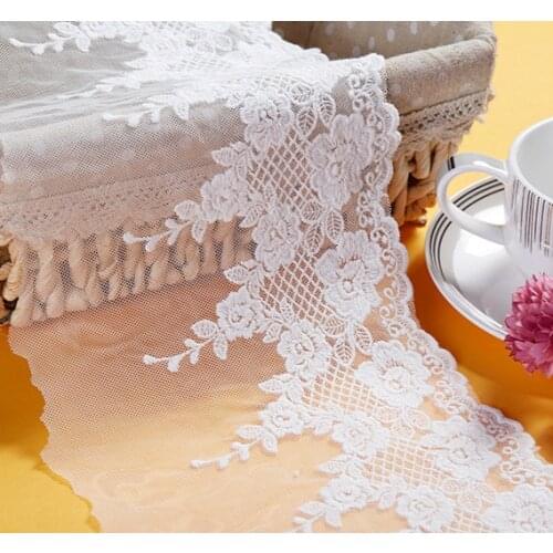 Free Shipping DIY Accessories Cotton Embroidery Net Lace Decoration 5Yards/lot