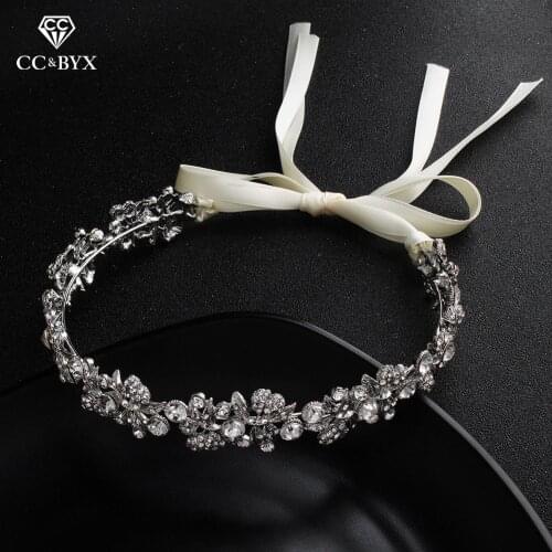 CC Wedding Jewelry Headbands Hairbands Crown Tiara Engagement Hair Accessories For Bridal Baroque Style Luxury Crystal Diy hx257