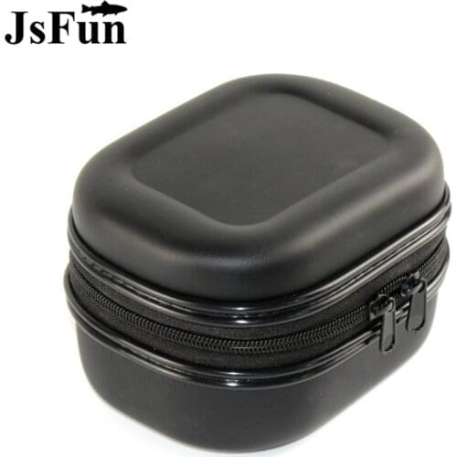 Fish Reel Bag Spinning Reel Case PU Material Protective Hard Shell Shockproof Waterproof Cover Fishing Tackle Storage Case PJ76