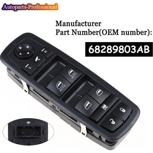For Jeep Grand Cherokee 2016 Front Left Driver Side Car Electric Power Master Window Switch 68289803AB 68319803AA