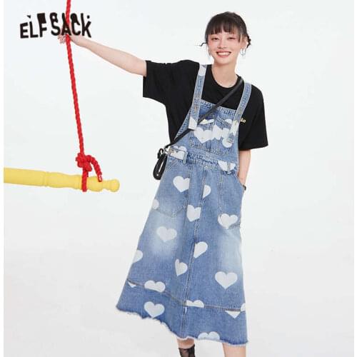 Модные джинсовые платья ELF SACK China At AliExpress